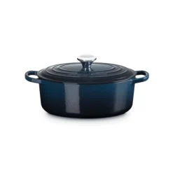 Le Creuset Signature braadpan ovaal 4,7 liter ø 29 cm gietijzer Nuit