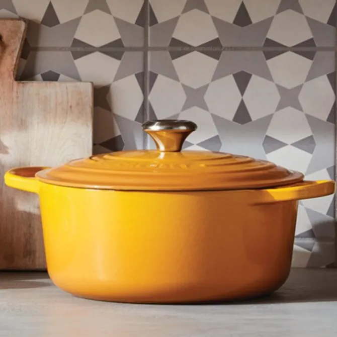 Le Creuset Signature braadpan 6,7 liter ø 28 cm gietijzer Nectar