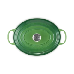 Le Creuset Signature braadpan ovaal 6,3 liter ø 31 cm gietijzer bamboo