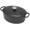 Le Creuset Signature braadpan ovaal 4,7 liter ø 29 cm gietijzer matzwart
