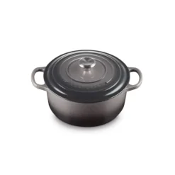 Le Creuset Signature braadpan 3,3 liter ø 22 cm gietijzer Flint