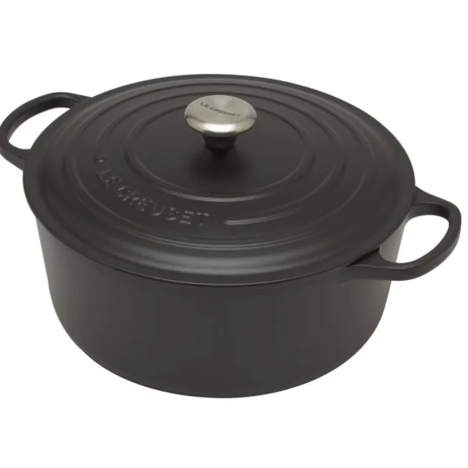 Le Creuset Signature braadpan 8,1 liter ø 30 cm gietijzer matzwart