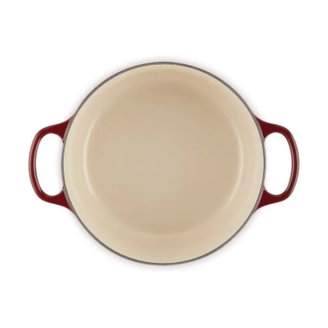 Le Creuset Signature braadpan 3,3 liter ø 22 cm gietijzer Azure