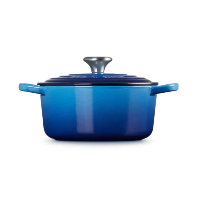 Le Creuset Signature braadpan 3,3 liter ø 22 cm gietijzer Azure