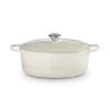 Le Creuset Signature braadpan ovaal 6,3 liter ø 31 cm gietijzer meringue