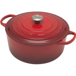 Le Creuset Signature braadpan 8,1 liter ø 30 cm gietijzer kersrood