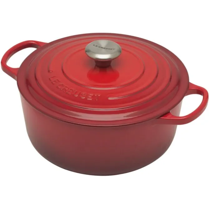 Le Creuset Signature braadpan 5,2 liter ø 26 cm gietijzer kersrood