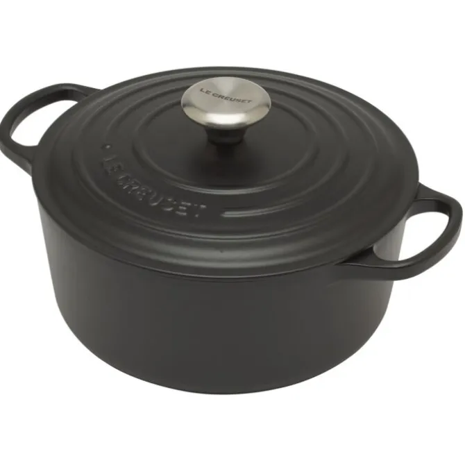 Le Creuset Signature braadpan ovaal 7,5 liter ø 33 cm gietijzer vulcanique