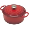 Le Creuset Signature braadpan 4,2 liter ø 24 cm gietijzer kersrood