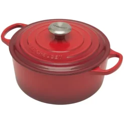 Le Creuset Signature braadpan 4,2 liter ø 24 cm gietijzer kersrood
