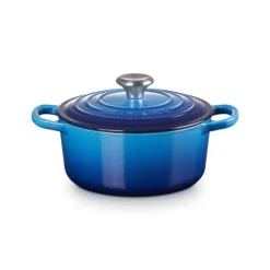 Le Creuset Signature braadpan 1,8 liter ø 18 cm gietijzer Azure