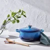 Le Creuset Signature braadpan 4,2 liter ø 24 cm gietijzer Azure