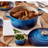 Le Creuset Signature braadpan 2,4 liter ø 20 cm gietijzer Azure