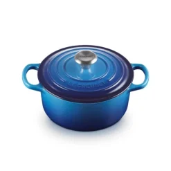 Le Creuset Signature braadpan 2,4 liter ø 20 cm gietijzer Azure