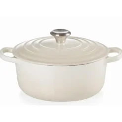 Le Creuset Signature braadpan 2,4 liter 20 cm gietijzer meringue