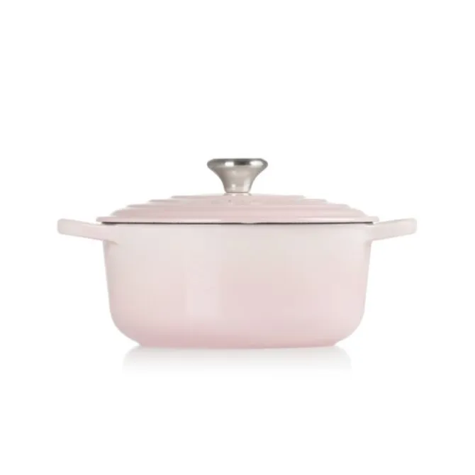 Le Creuset Signature braadpan 2,4 liter ø 20 cm gietijzer Shell Pink
