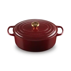 Le Creuset Signature braadpan 4,2 liter ø 24 cm gietijzer Shell Pink