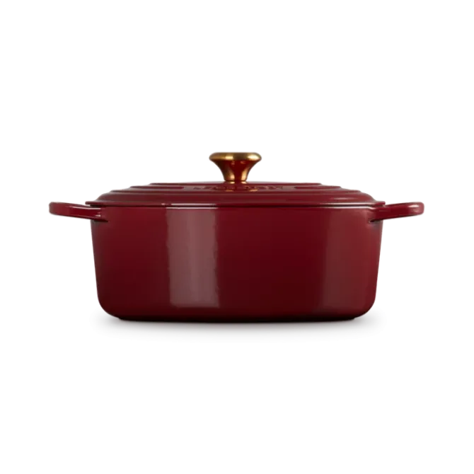 Le Creuset Signature braadpan 4,2 liter ø 24 cm gietijzer Shell Pink