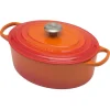 Le Creuset Signature braadpan ovaal 4,7 liter ø 29 cm gietijzer vulcanique