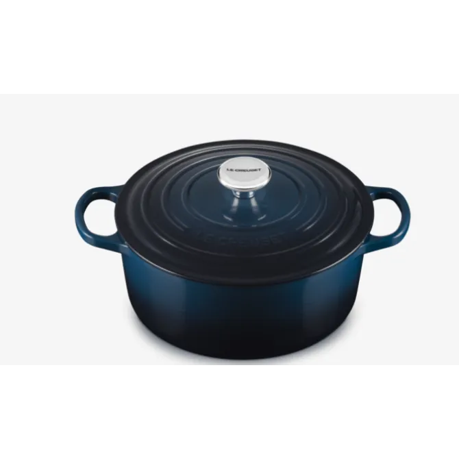 Le Creuset Signature braadpan ovaal 6,3 liter ø 31 cm gietijzer Bleu Riviera