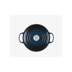 Le Creuset Signature braadpan ovaal 6,3 liter ø 31 cm gietijzer Bleu Riviera