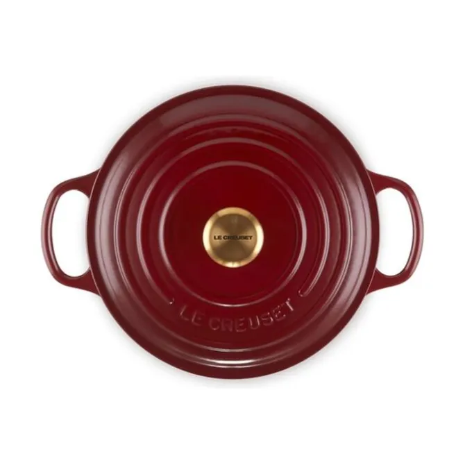 Le Creuset Signature braadpan 3,3 liter ø 22 cm gietijzer Rhône