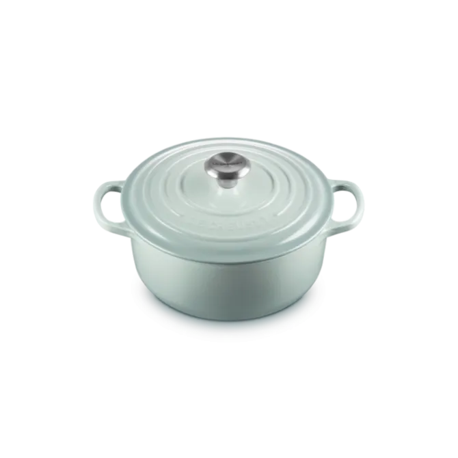 Le Creuset Signature braadpan 2,4 liter ø 20 cm gietijzer Sea Salt