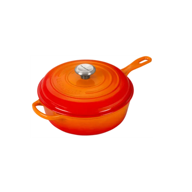 Le Creuset Signature Cassadou braadpan ø 26 cm gietijzer vulcanique