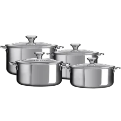 Le Creuset Signature kookpannenset rvs 4-delig