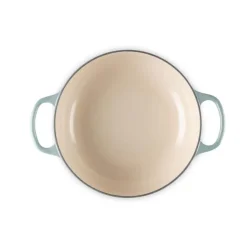 Le Creuset Signature sauteuse ø 24 cm gietijzer Sea Salt