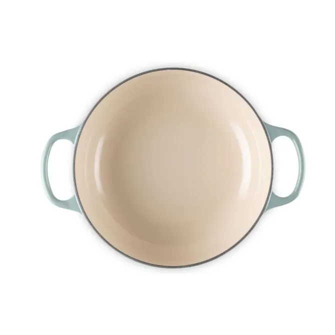 Le Creuset Signature sauteuse ø 24 cm gietijzer Sea Salt
