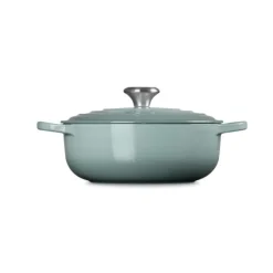 Le Creuset Signature sauteuse ø 24 cm gietijzer Sea Salt