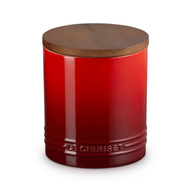Le Creuset Signature voorraadpot 1,1 liter aardewerk kersroo