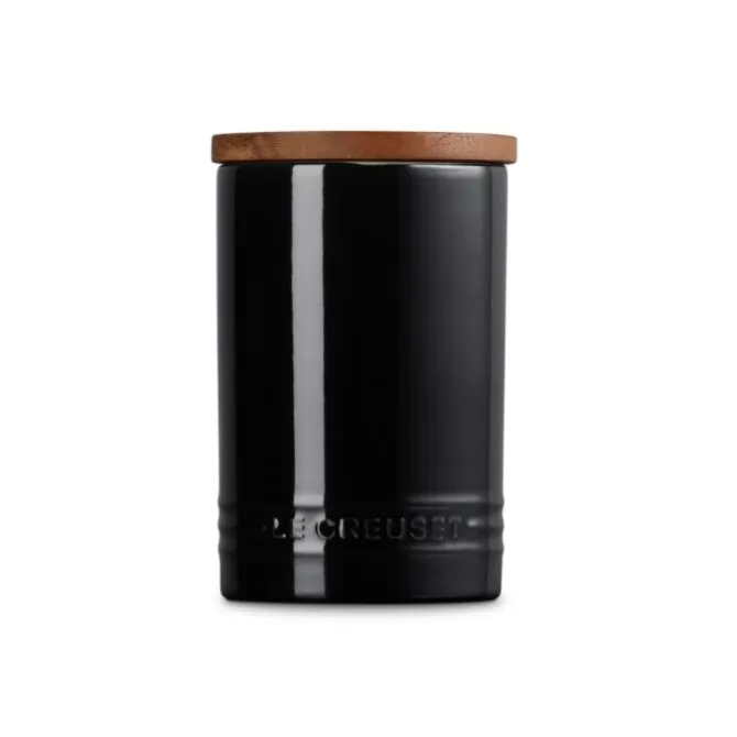 Le Creuset Signature voorraadpot 770 ml aardewerk zwart