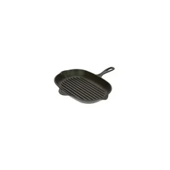 Le Creuset skillet grill ovaal ø 32 cm gietijzer matzwart