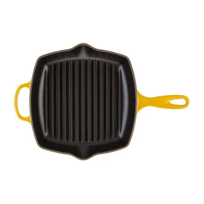 Le Creuset skillet grill vierkant 26 cm gietijzer Nectar