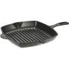 Le Creuset skillet grill vierkant 26 cm gietijzer matzwart