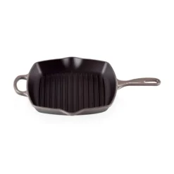 Le Creuset skillet grill vierkant 26 cm gietijzer Flint