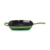 Le Creuset skillet grill vierkant 26 cm gietijzer bamboo