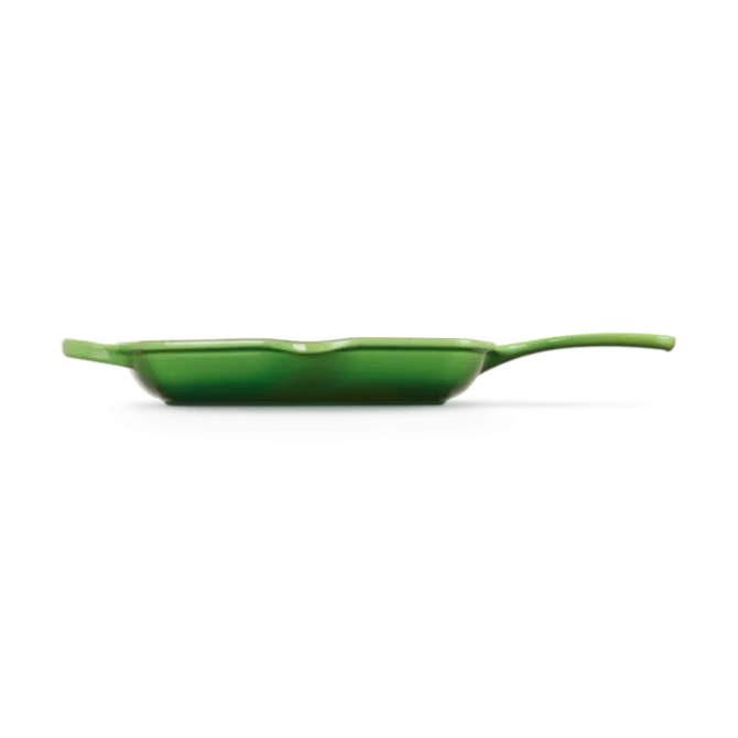 Le Creuset skillet grill vierkant 26 cm gietijzer bamboo