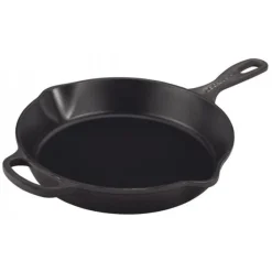 Le Creuset skillet hoge koekenpan ø 26 cm gietijzer mat zwart