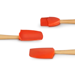 Le Creuset spatelset silicone vulcanique 3-delig