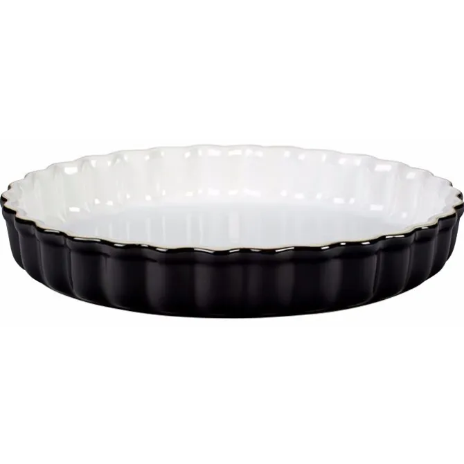 Le Creuset taartvorm ø 28 cm aardewerk glanzend zwart