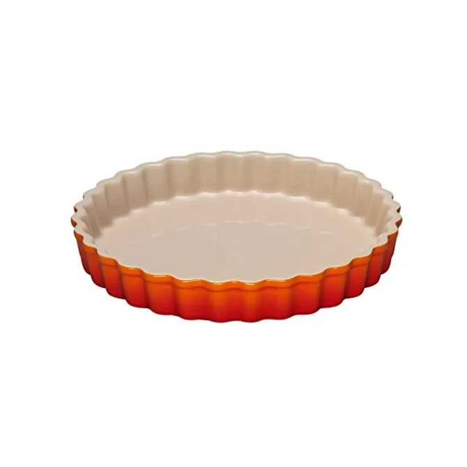 Le Creuset taartvorm ø 24 cm aardewerk vulcanique