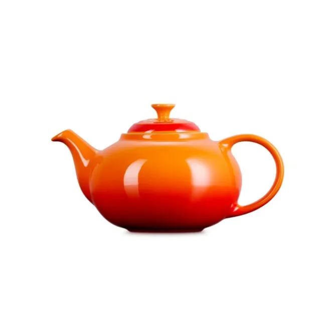 Le Creuset theepot met filter 1,3 liter aardewerk vulcanique