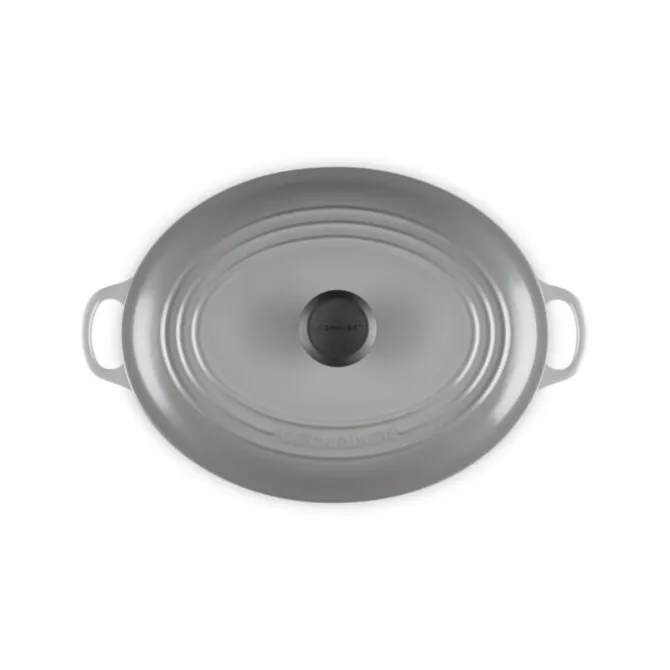 Le Creuset Tradition braadpan ovaal ø 31 cm gietijzer Mist Grey