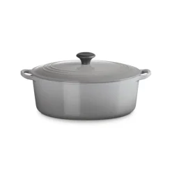 Le Creuset Tradition braadpan ovaal ø 31 cm gietijzer Mist Grey