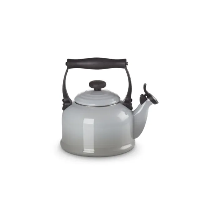 Le Creuset Tradition fluitketel 2,1 liter staal Mist Grey