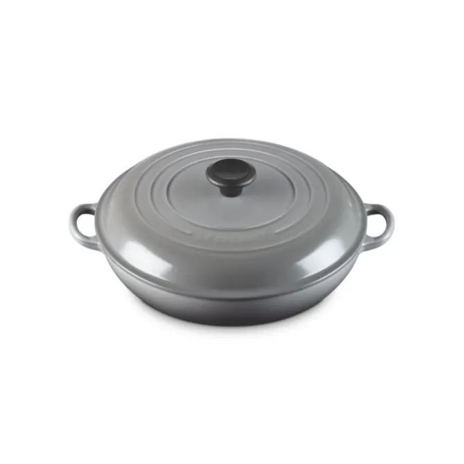 Le Creuset Tradition multifunctionele braadpan ø 30 cm gietijzer Mist Grey