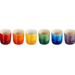 Le Creuset Vancouver koffiemok 200 ml aardewerk regenboog